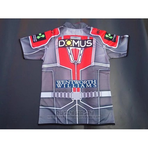 St George Illawarra Dragons Ant Man Marvel Rugby Jersey 2017 Gray